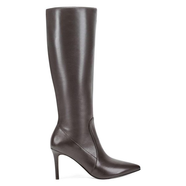 Nine West Fivera Pointy Toe Brown Boots | South Africa 88R24-2U90